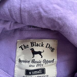 Authentic Black Dog hooded sweatshirt